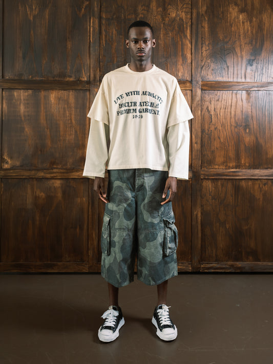 LWA DOUBLE LONGSLEEVE OFF WHITE