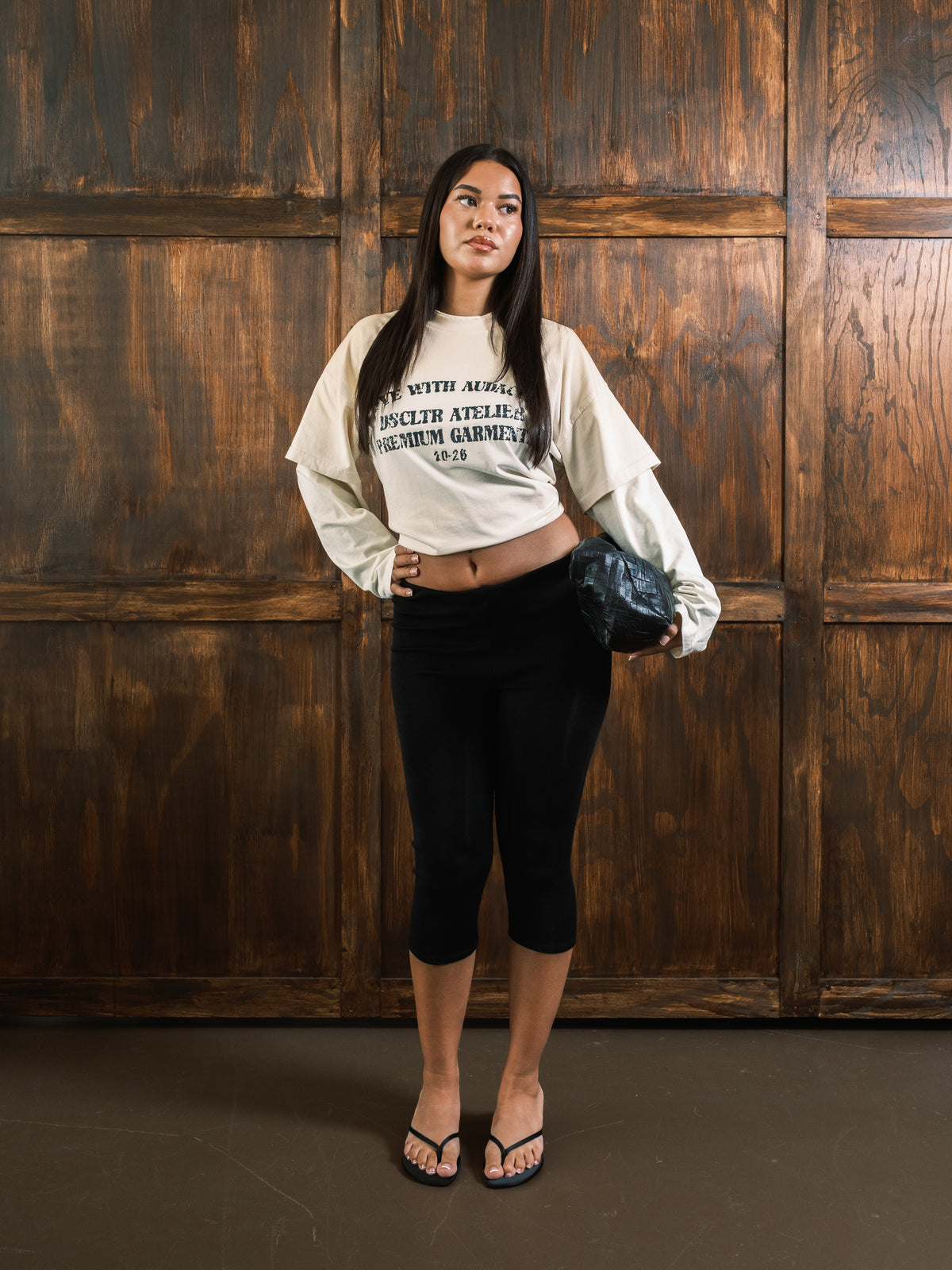 LWA DOUBLE LONGSLEEVE OFF WHITE