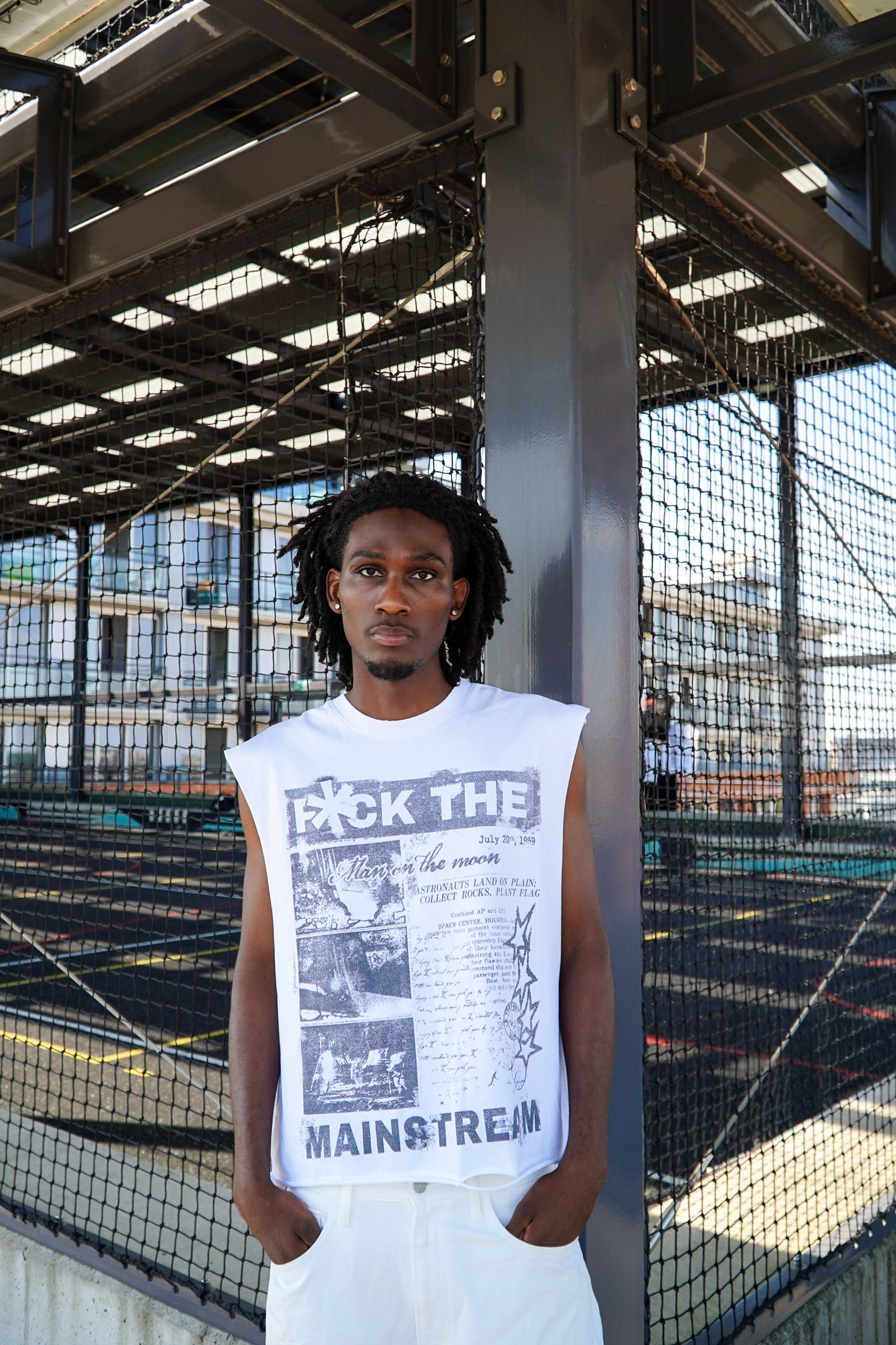 FTM CROPPED SLEEVELESS TEE