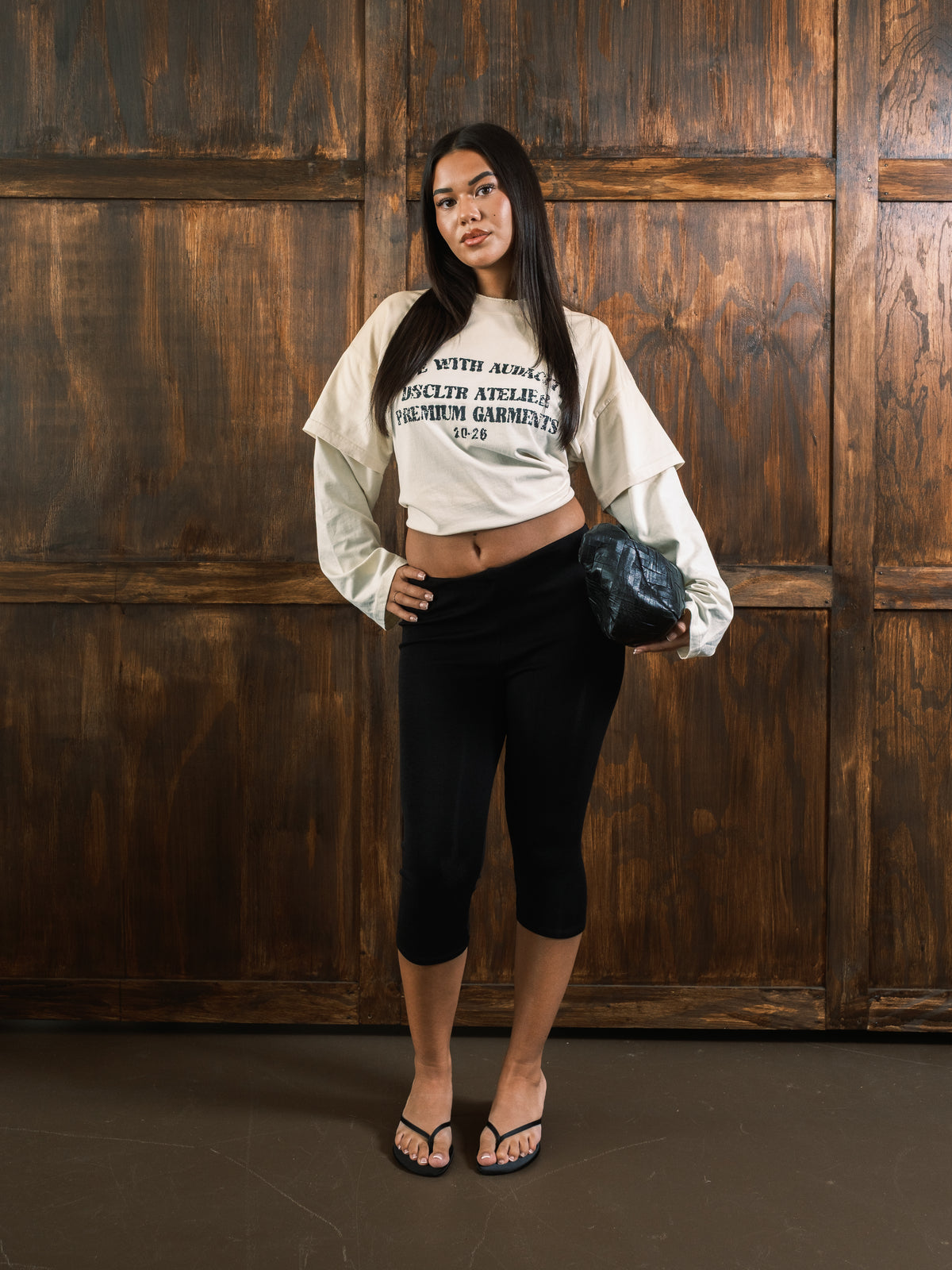 LWA DOUBLE LONGSLEEVE OFF WHITE